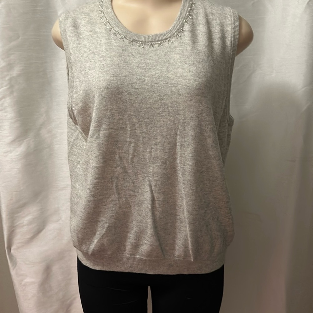 Gegrge 16W Gray Sweater & Vest